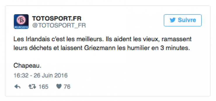 Illustration de l'article : Top 30 des meilleurs tweets concernant le match France/Irlande...