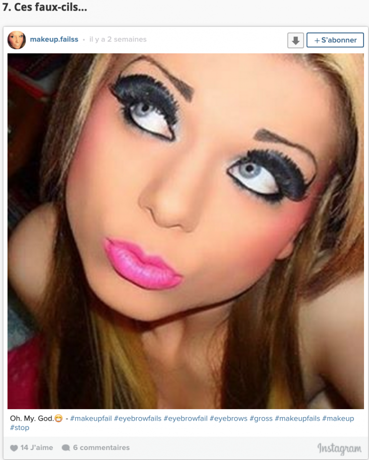 Illustration de l'article : Ces 14 photos pourraient dégoûter n'importe quelle amoureuse de maquillage...