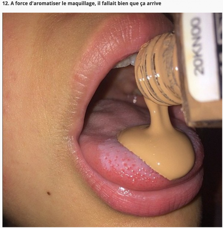 Illustration de l'article : Ces 14 photos pourraient dégoûter n'importe quelle amoureuse de maquillage...