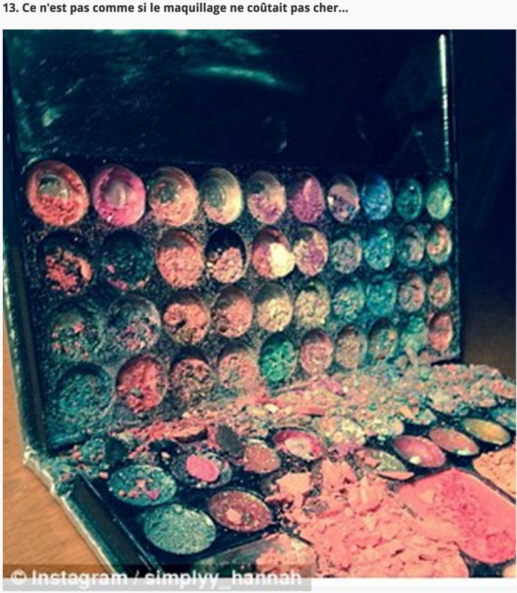 Illustration de l'article : Ces 14 photos pourraient dégoûter n'importe quelle amoureuse de maquillage...