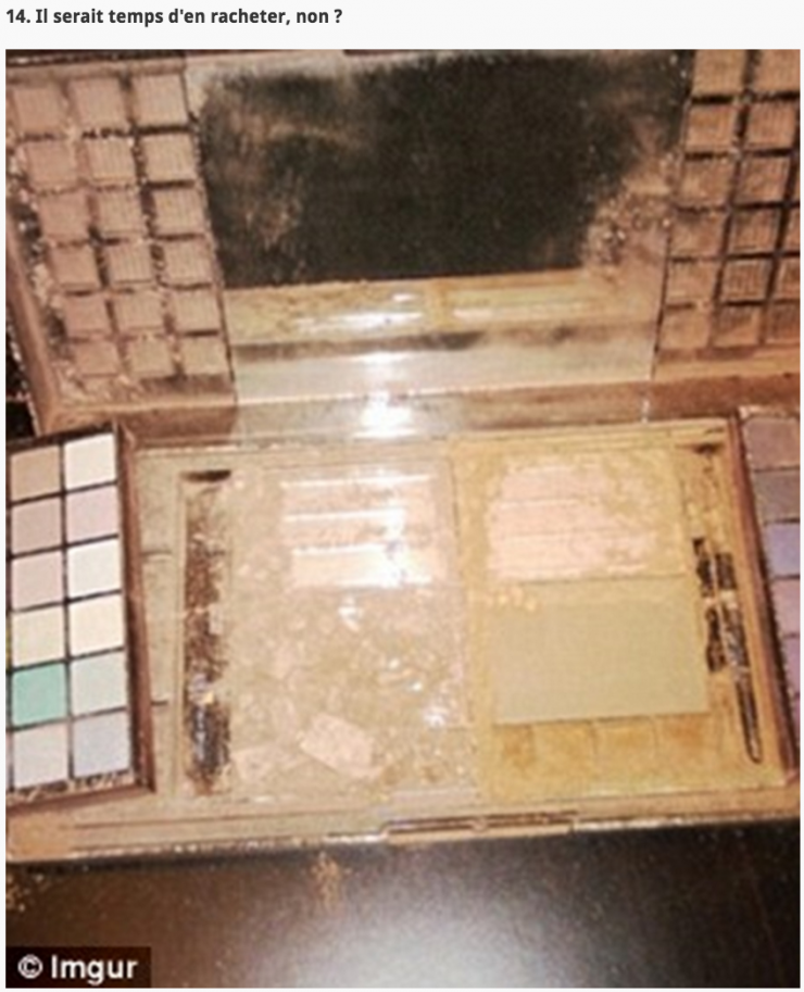 Illustration de l'article : Ces 14 photos pourraient dégoûter n'importe quelle amoureuse de maquillage...