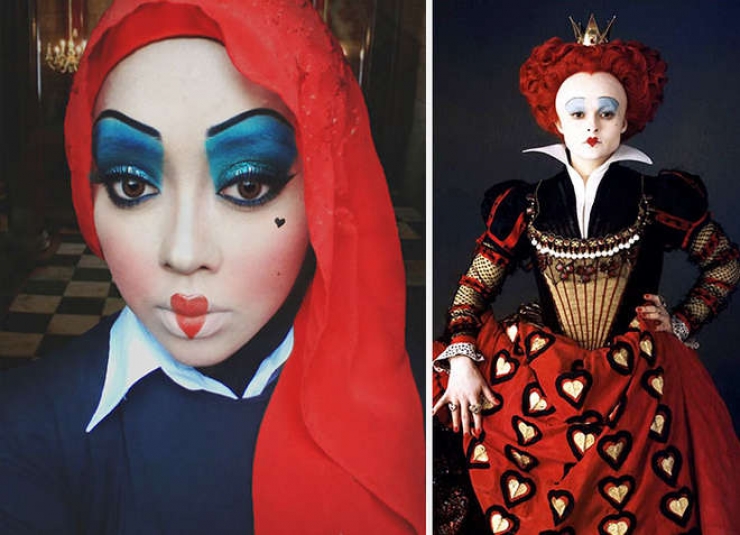 Illustration de l'article : Elle se transforme en personnages Disney à l’aide de son Hijab… En Jasmine c’est vraiment épatant !