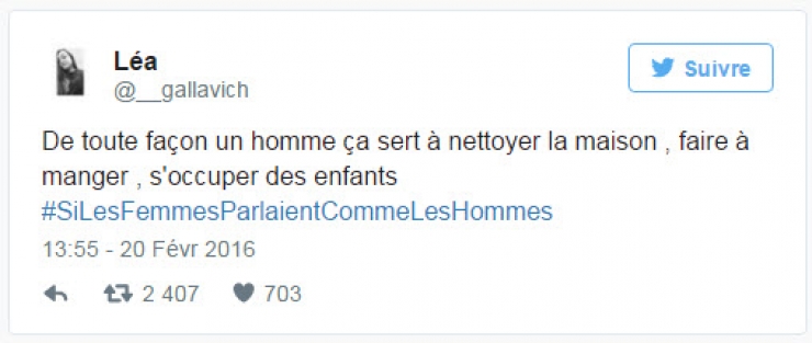Illustration de l'article : Si les femmes parlaient comme les hommes : quand les tweets tordent le cou aux clichés sexistes