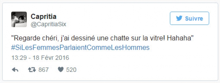 Illustration de l'article : Si les femmes parlaient comme les hommes : quand les tweets tordent le cou aux clichés sexistes