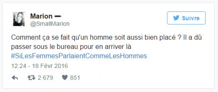 Illustration de l'article : Si les femmes parlaient comme les hommes : quand les tweets tordent le cou aux clichés sexistes