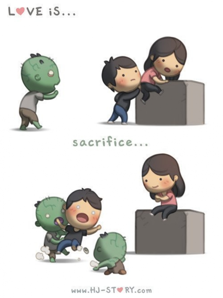 Illustration de l'article : Il a r&eacute;alis&eacute; ces 28 illustrations pour montrer l'amour qu'il porte &agrave; sa femme... C'est adorable !