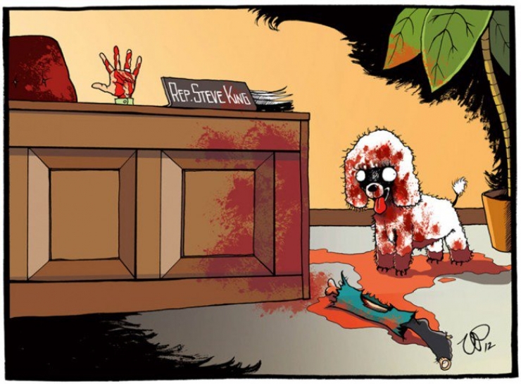 Illustration de l'article : Cruaut&eacute; envers les animaux: Et si on inversait les r&ocirc;les pour une fois ? 21 illustrations !