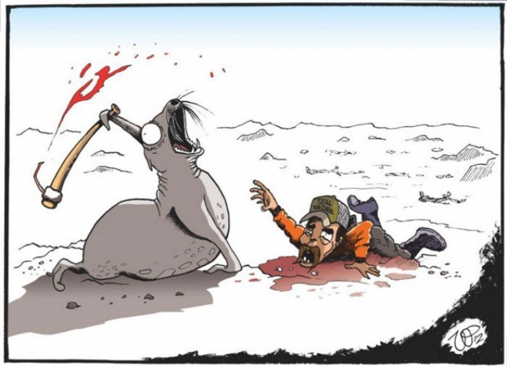 Illustration de l'article : Cruaut&eacute; envers les animaux: Et si on inversait les r&ocirc;les pour une fois ? 21 illustrations !