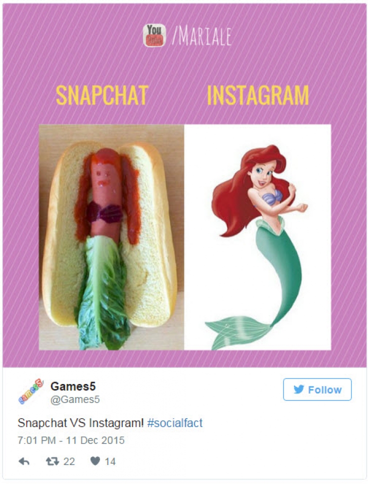 Illustration de l'article : Ces diff&eacute;rences entre les photos post&eacute;es sur Instagram et sur Snapchat! (16 images)