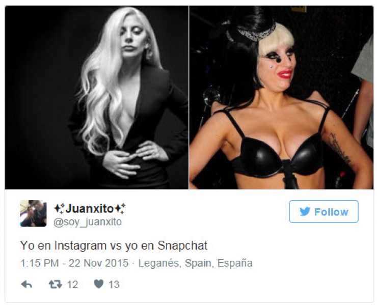 Illustration de l'article : Ces diff&eacute;rences entre les photos post&eacute;es sur Instagram et sur Snapchat! (16 images)