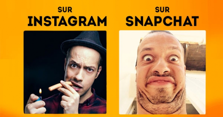 Illustration de l'article : Ces diff&eacute;rences entre les photos post&eacute;es sur Instagram et sur Snapchat! (16 images)