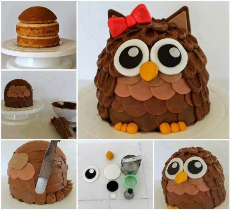 Illustration de l'article : 15 gâteaux incroyables inspirés par des hiboux… Plutôt « chouette » non ?