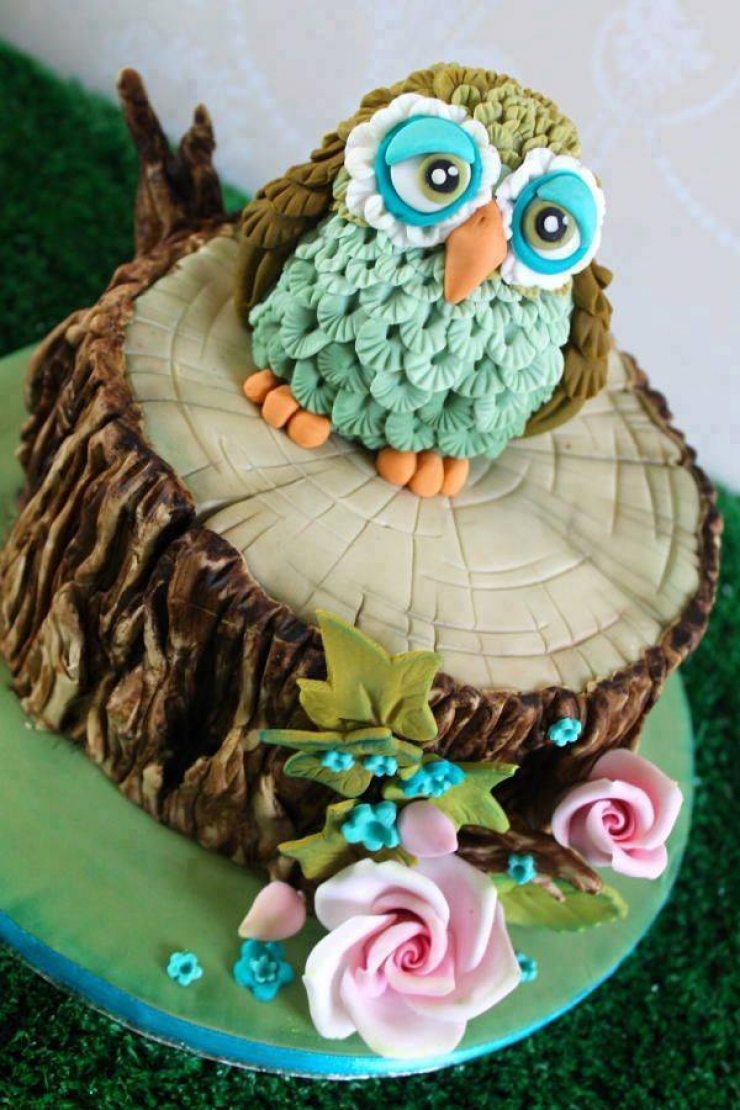 Illustration de l'article : 15 gâteaux incroyables inspirés par des hiboux… Plutôt « chouette » non ?