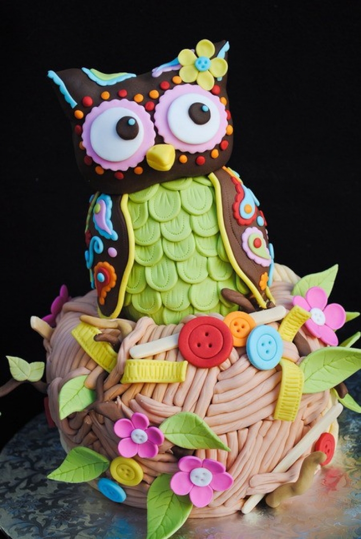 Illustration de l'article : 15 gâteaux incroyables inspirés par des hiboux… Plutôt « chouette » non ?