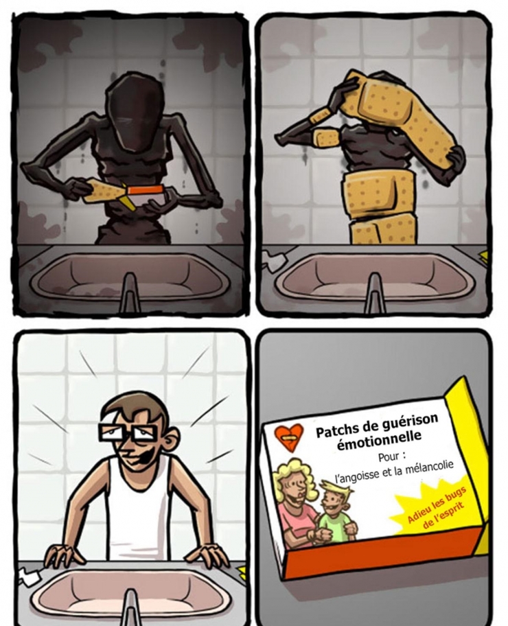 Illustration de l'article : Entre humour et v&eacute;rit&eacute;, ces 7 images illustrent parfaitement le quotidien d&rsquo;un d&eacute;pressif&hellip;