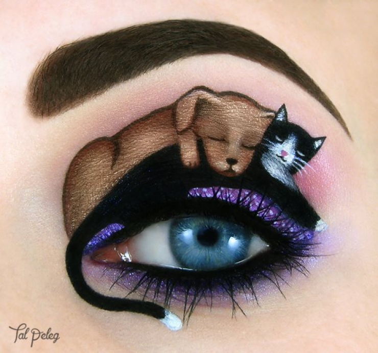 Illustration de l'article : Elle se met du maquillage sur les sourcils mais rien d'étrange, attendez de voir pourquoi...