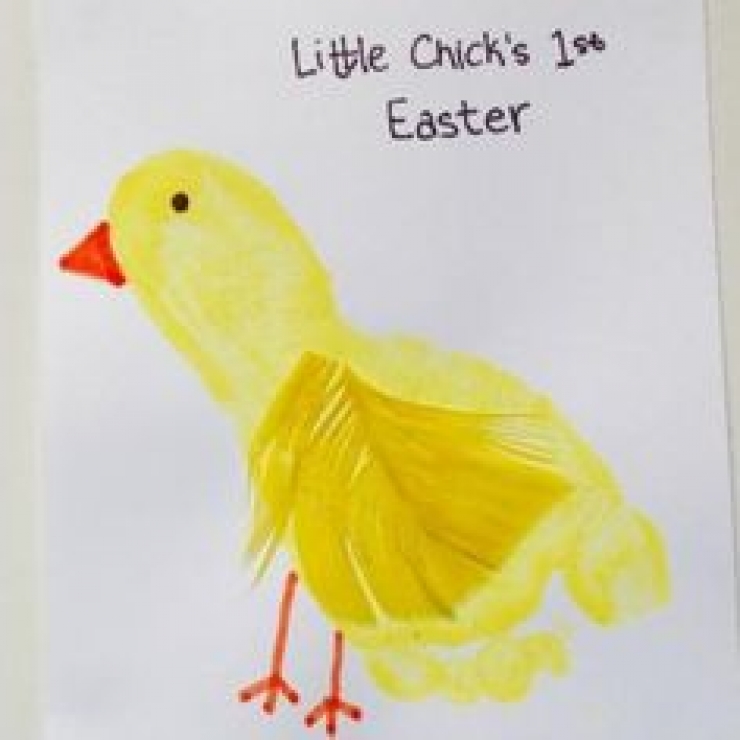 Illustration de l'article : 17 idées de bricolages pour Pâques sur le thème des poussins ! De quoi occuper les enfants.