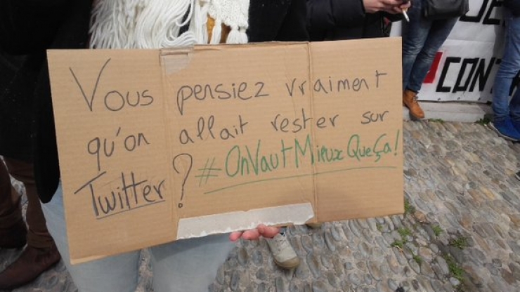 Illustration de l'article : Les meilleurs slogans brandis par les manifestants contre la loi El Khomri. À tomber de rire !