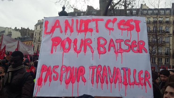 Illustration de l'article : Les meilleurs slogans brandis par les manifestants contre la loi El Khomri. À tomber de rire !