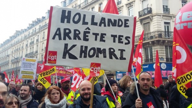 Illustration de l'article : Les meilleurs slogans brandis par les manifestants contre la loi El Khomri. À tomber de rire !