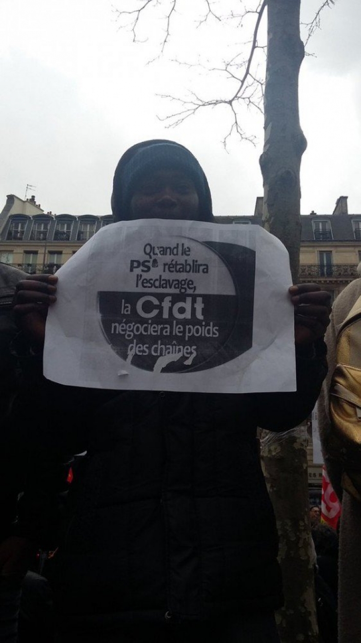 Illustration de l'article : Les meilleurs slogans brandis par les manifestants contre la loi El Khomri. À tomber de rire !