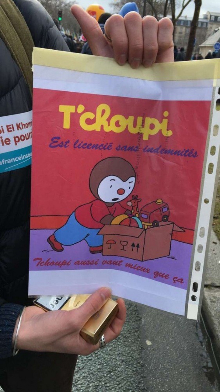 Illustration de l'article : Les meilleurs slogans brandis par les manifestants contre la loi El Khomri. À tomber de rire !