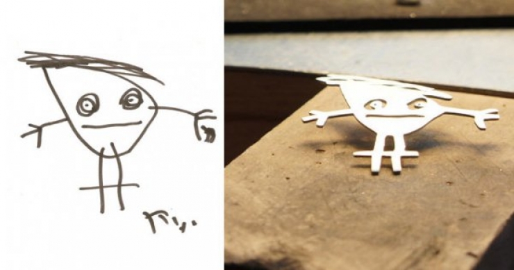 Illustration de l'article : Elles créent des bijoux magnifiques à partir de dessins pour enfants ! L’idée est géniale...