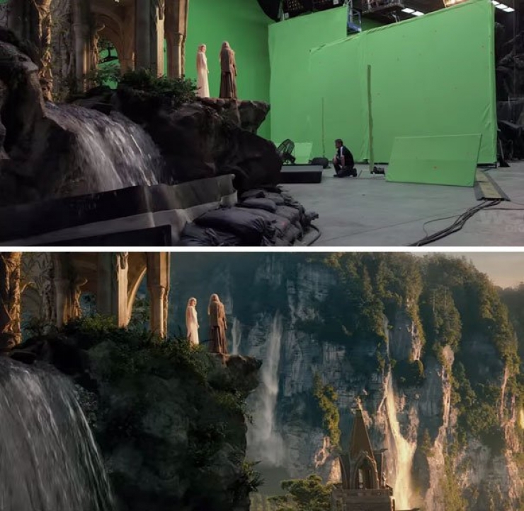 Illustration de l'article : À quoi ressemblent les scènes de films sans leurs effets spéciaux... 28 images surprenantes !