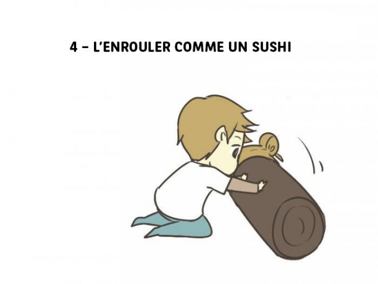 Illustration de l'article : En 10 étapes, cette illustratrice nous montre le meilleur moyen de prendre soin de quelqu’un de triste !