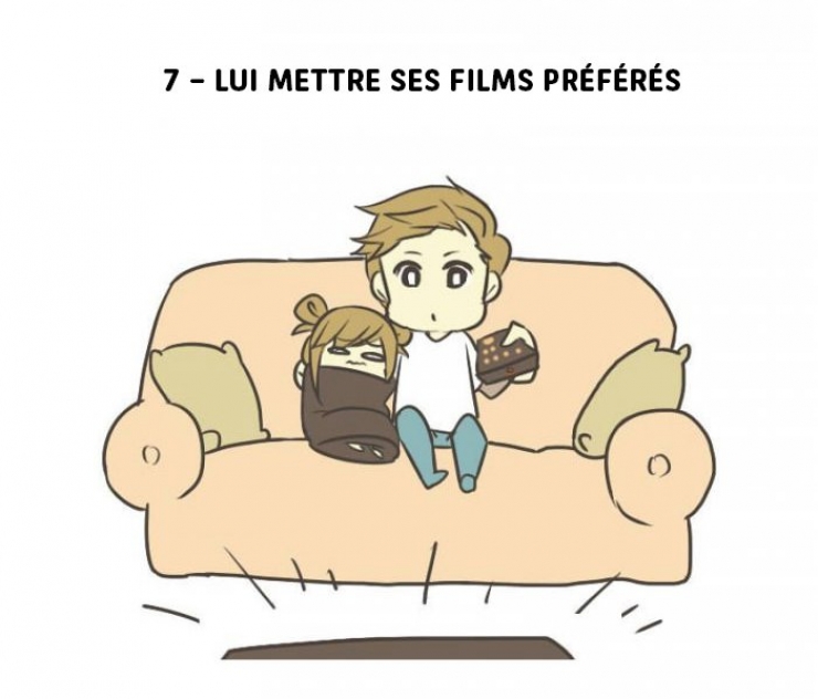Illustration de l'article : En 10 étapes, cette illustratrice nous montre le meilleur moyen de prendre soin de quelqu’un de triste !