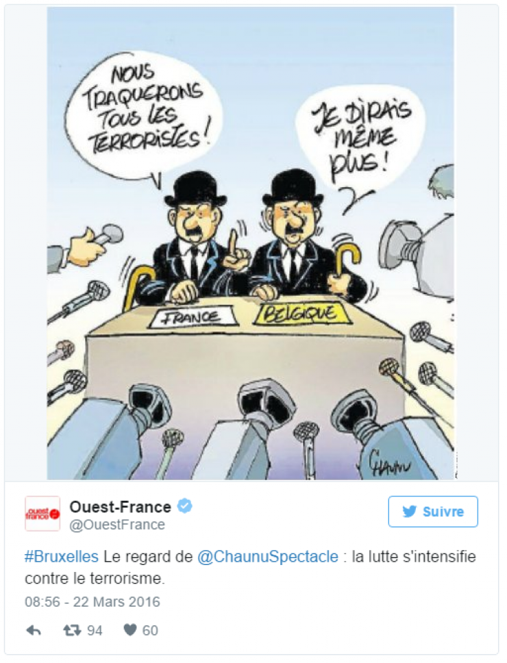 Illustration de l'article : Attentats de Bruxelles: Les hommages pleuvent déjà, en voici 20 qui prouvent aux terroristes qu'on ne se soumettra JAMAIS !