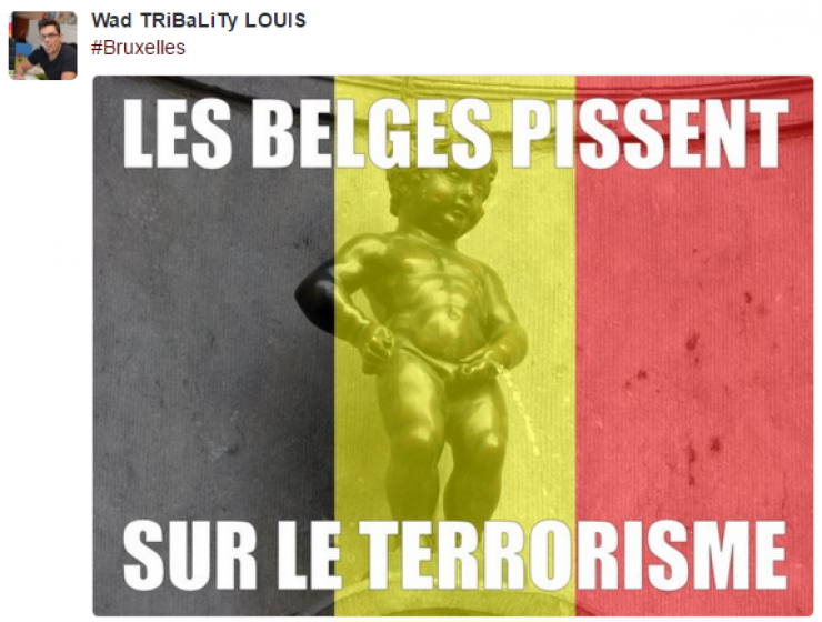 Illustration de l'article : Attentats de Bruxelles: Les hommages pleuvent déjà, en voici 20 qui prouvent aux terroristes qu'on ne se soumettra JAMAIS !