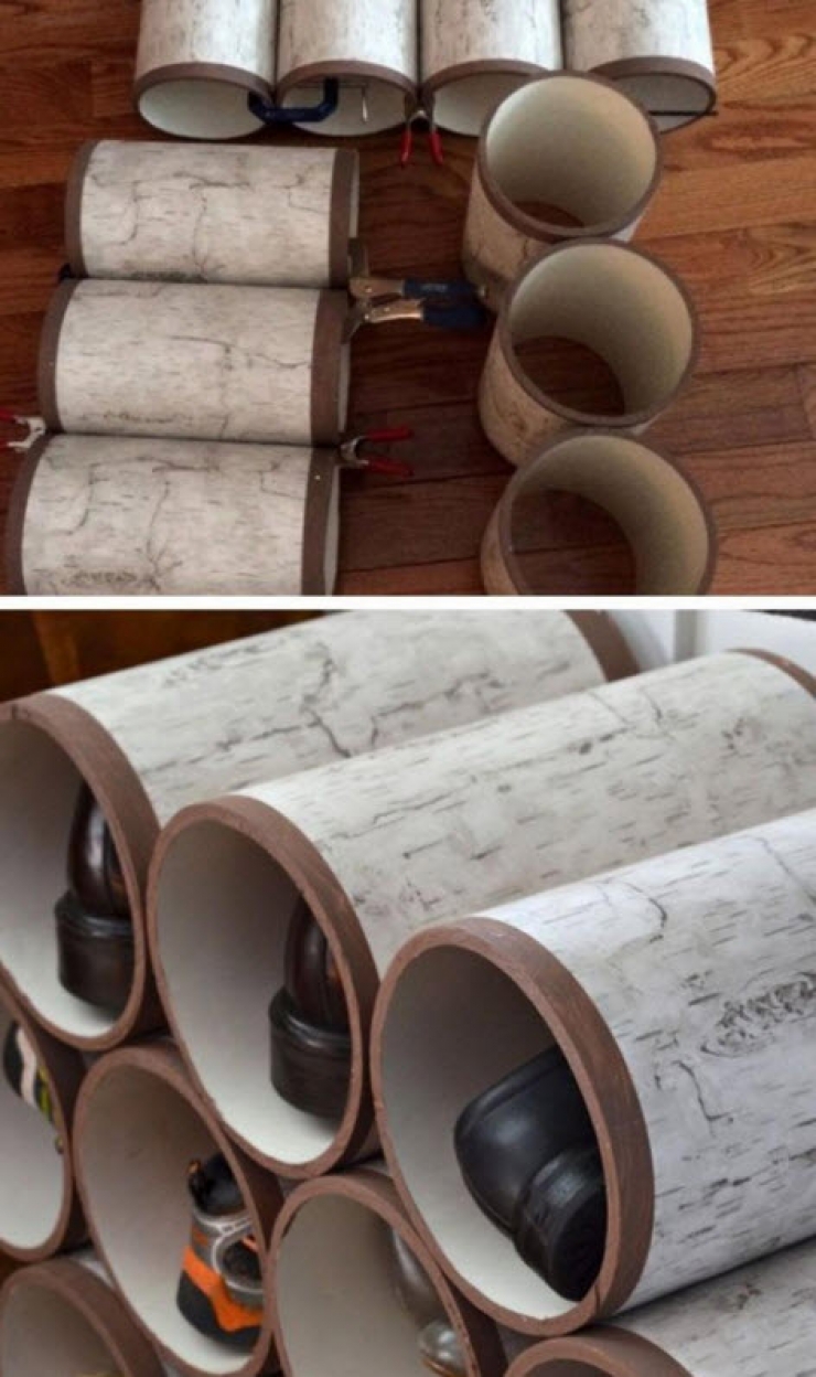 Illustration de l'article : 14 id&eacute;es de bricolages pour ranger vos chaussures