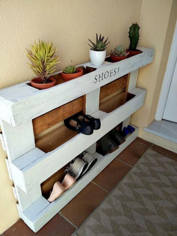 Illustration de l'article : 14 id&eacute;es de bricolages pour ranger vos chaussures