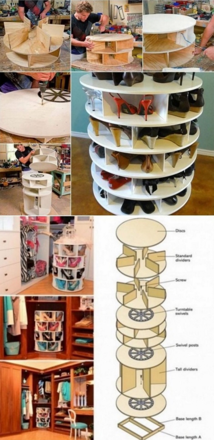 Illustration de l'article : 14 id&eacute;es de bricolages pour ranger vos chaussures