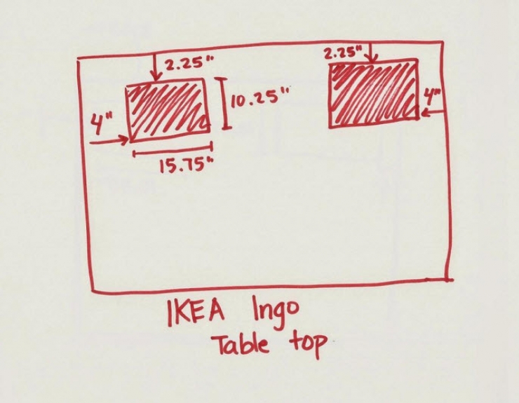 Illustration de l'article : Elle perce 2 trous dans une table Ikea pour cr&eacute;er une petite merveille bien pens&eacute;e ! 