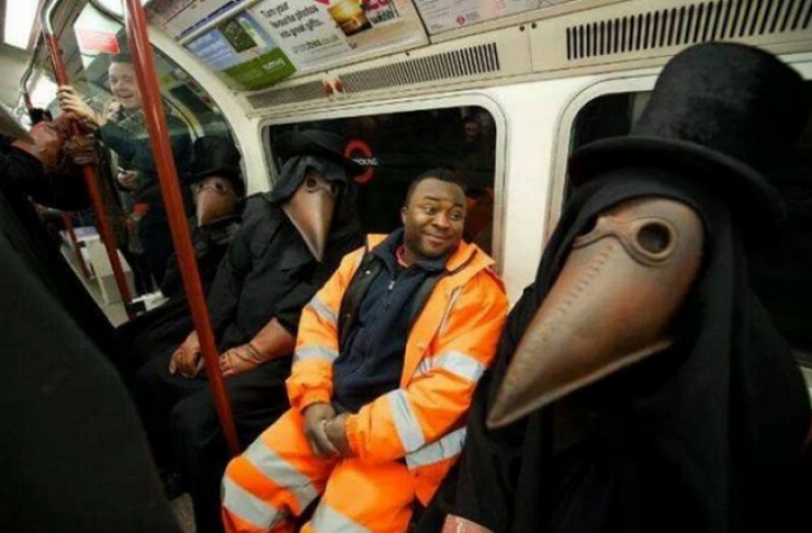 Illustration de l'article : Ces rencontres totalement improbables qu’on peut faire dans le métro… 18 photos !