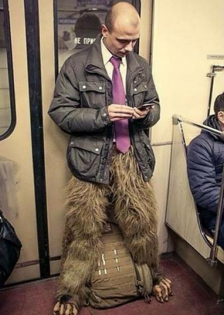 Illustration de l'article : Ces rencontres totalement improbables qu’on peut faire dans le métro… 18 photos !