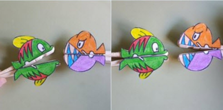 Illustration de l'article : 14 trucs que vous n&rsquo;imaginiez pas pouvoir faire avec de simples pinces &agrave; linge ! 