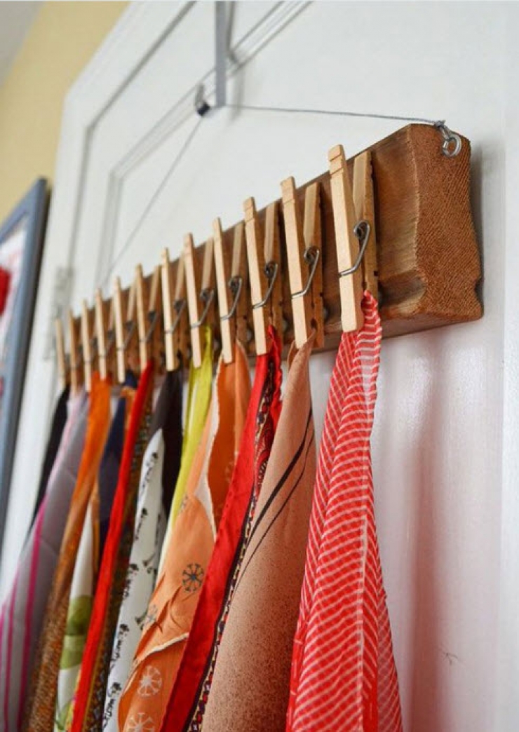 Illustration de l'article : 14 trucs que vous n&rsquo;imaginiez pas pouvoir faire avec de simples pinces &agrave; linge ! 