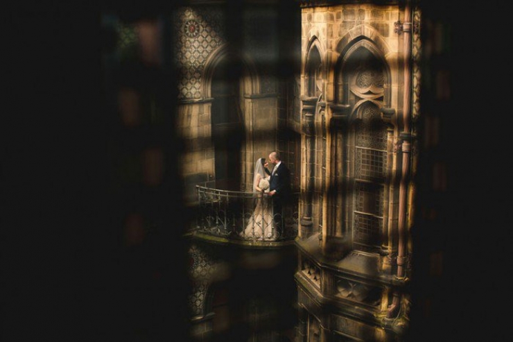 Illustration de l'article : Grand fan de Harry Potter, ce couple voulait absolument d’un mariage à thème magique !