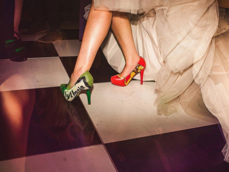 Illustration de l'article : Grand fan de Harry Potter, ce couple voulait absolument d’un mariage à thème magique !