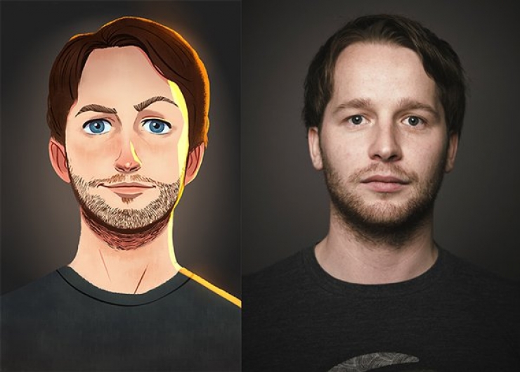 Illustration de l'article : 14 personnes prises au hasard sur Facebook, puis transformées en de superbes dessins...