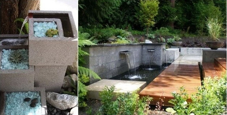 Illustration de l'article : Comment organiser votre jardin avec de simples blocs de béton ? Voici 30 idées très sympa...