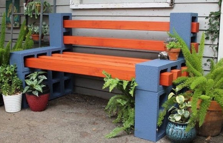 Illustration de l'article : Comment organiser votre jardin avec de simples blocs de béton ? Voici 30 idées très sympa...