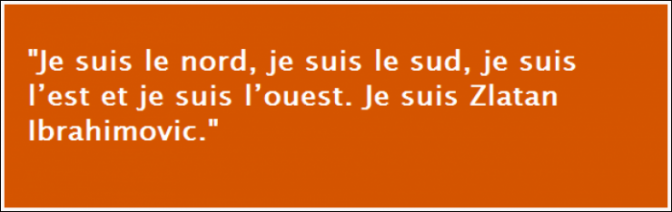 Illustration de l'article : Top 12 des pires punchlines de Zlatan Ibrahimovitch...