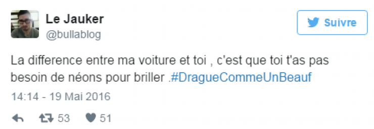 Illustration de l'article : #DragueCommeUnBeauf: 14 des pires phrases de drague trouv&eacute;es sur Twitter&hellip;