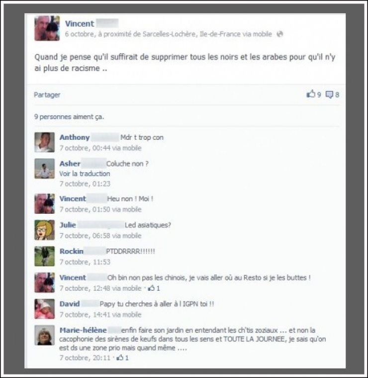 Illustration de l'article : 9 tweets qui montrent parfaitement le niveau intellectuel d'un raciste... Quelle honte en 2016 !