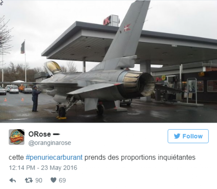 Illustration de l'article : Quand les twittos s&rsquo;attaquent &agrave; la p&eacute;nurie de carburant&hellip; 22 Tweets !