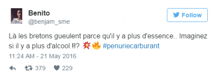Illustration de l'article : Quand les twittos s&rsquo;attaquent &agrave; la p&eacute;nurie de carburant&hellip; 22 Tweets !